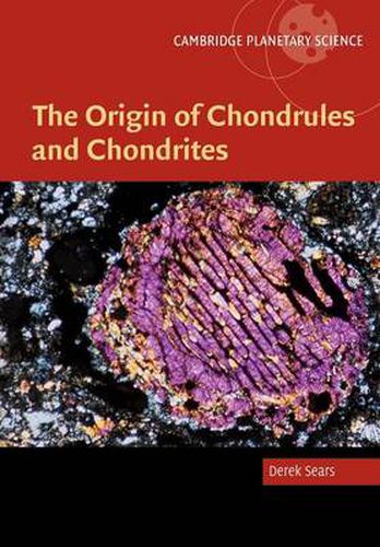 Cover image for The Origin of Chondrules and Chondrites