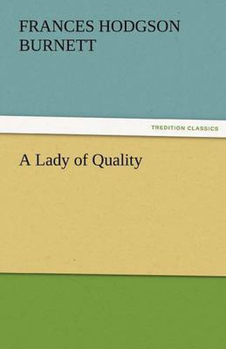 Cover image for A Lady of Quality