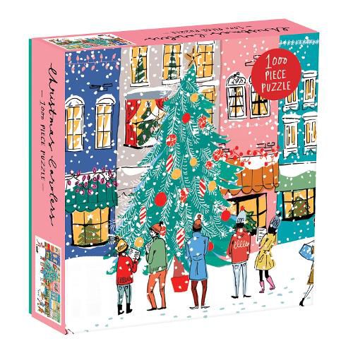 Cover image for Christmas Carolers Square Boxed 1000 Piece Puzzle