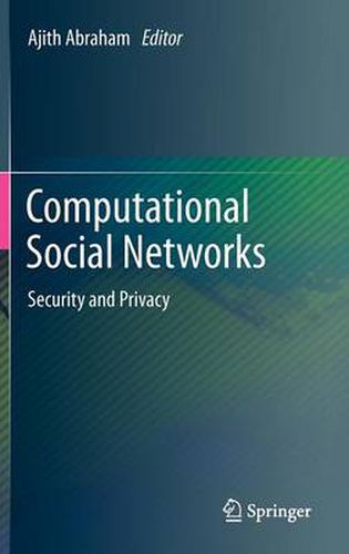 Cover image for Computational Social Networks: Security and Privacy