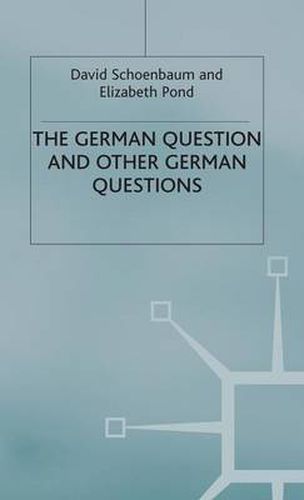 Cover image for The German Question and Other German Questions