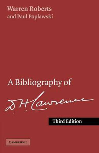 A Bibliography of D. H. Lawrence