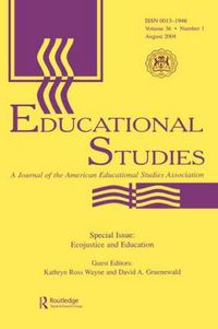 Cover image for Ecojustice and Education: A Special Issue of educational Studies
