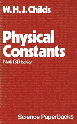 Cover image for Physical Constants: Selected for Students