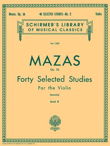 Cover image for 40 Selected Studies, Op. 36 - Book 2