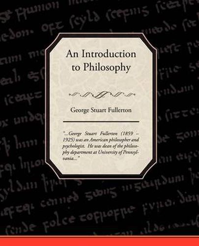 Cover image for An Introduction to Philosophy