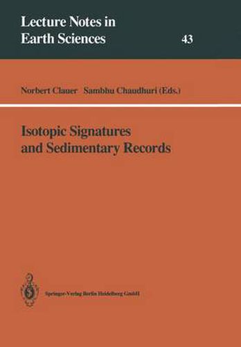 Cover image for Isotopic Signatures and Sedimentary Records