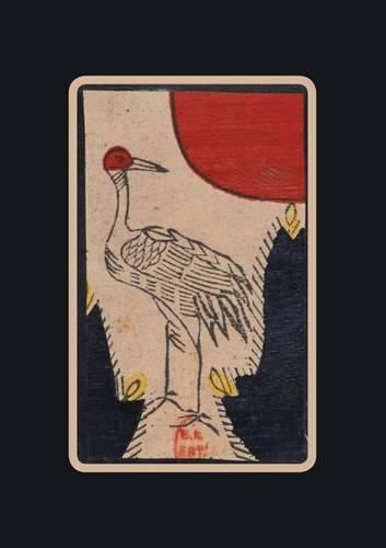 Cover image for Carnet Ligne Carte A Jouer, Heron, Japon 19e