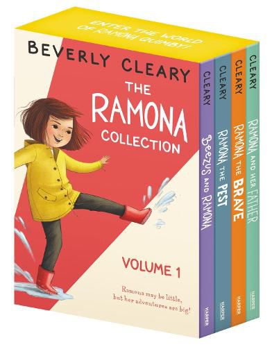 Cover image for The Ramona 4-Book Collection, Volume 1: Beezus and Ramona, Ramona and Her Father, Ramona the Brave, Ramona the Pest