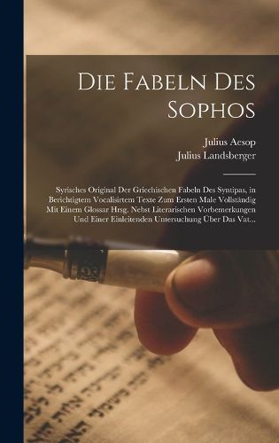 Cover image for Die Fabeln Des Sophos