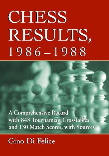 Chess Results, 1986-1990: A Comprehensive Record with 1,419 Tournament Crosstables and 194 Match Scores, with Sources