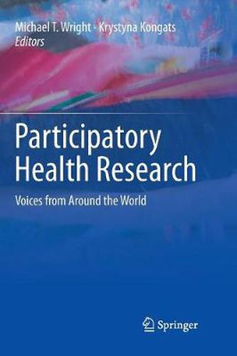 Cover image for Participatory Health Research: Voices from Around the World