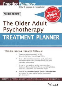 Cover image for The Older Adult Psychotherapy Treatment Planner, With DSM-5 Updates, 2e