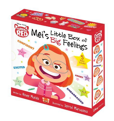 Cover image for Disney/Pixar Turning Red: Mei's Little Box of Big Feelings (5 Books Included)