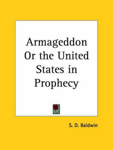 Cover image for Armageddon or U.S. in Prophecy (1854)