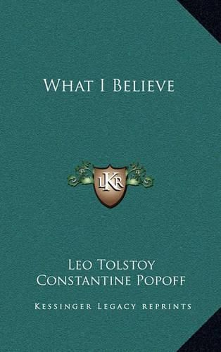 Cover image for What I Believe