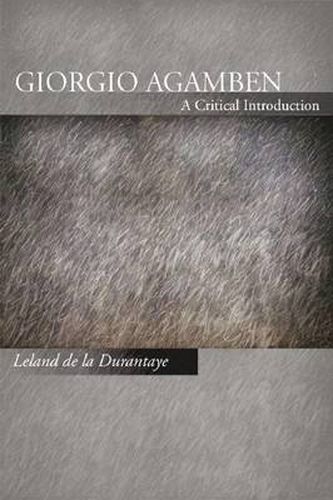 Giorgio Agamben: A Critical Introduction