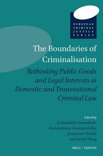 Cover image for The Boundaries of Criminalisation