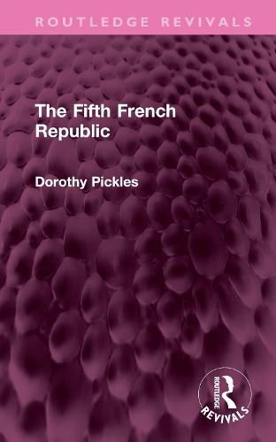 Cover image for The Fifth French Republic