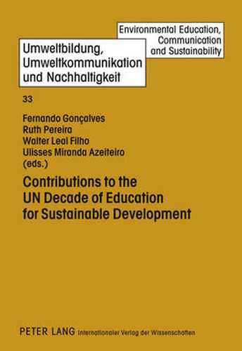 Cover image for Contributions to the UN Decade of Education for Sustainable Development