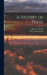 Cover image for A History of Texas