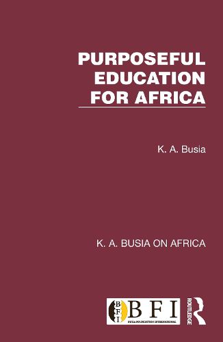 Cover image for Purposeful Education for Africa