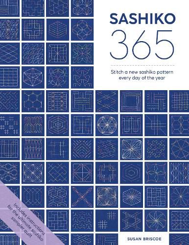 Sashiko 365: Stitch a new sashiko embroidery pattern every day of the year