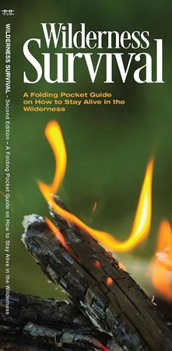 Cover image for Wilderness Survival: A Folding Pocket Guide on How to Stay Alive in the Wilderness