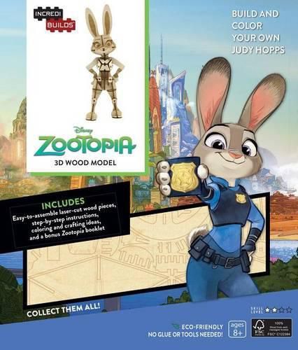 Cover image for Incredibuilds: Disney: Zootopia 3D Wood Model