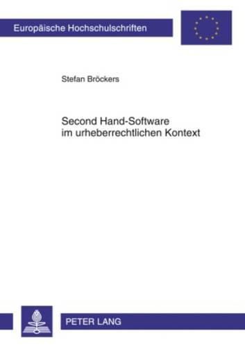 Cover image for Second Hand-Software Im Urheberrechtlichen Kontext