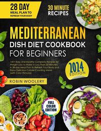 Cover image for Mediterranean Dish Diet Cookbook for Beginners 2024