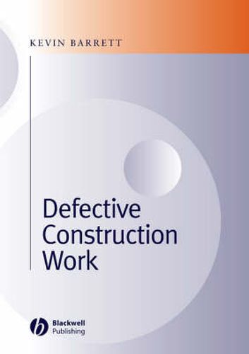 Cover image for Defective Construction Work