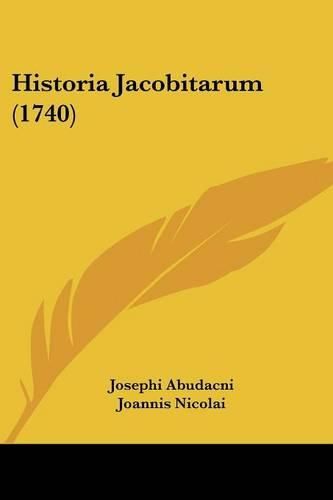 Cover image for Historia Jacobitarum (1740)