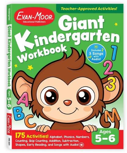 Cover image for Giant Kindergarten Workbook, Age 5 - 6