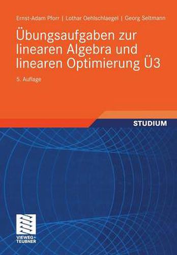 Cover image for Ubungsaufgaben Zur Linearen Algebra Und Linearen Optimierung U3