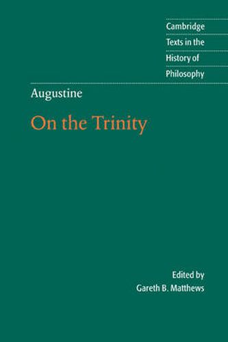 Cover image for Augustine: On the Trinity Books 8-15