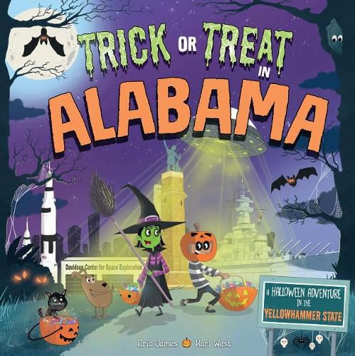 Cover image for Trick or Treat in Alabama: A Halloween Adventure in the Yellowhammer State