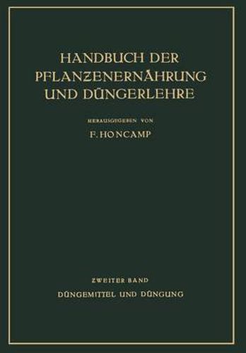 Dungemittel Und Dungung