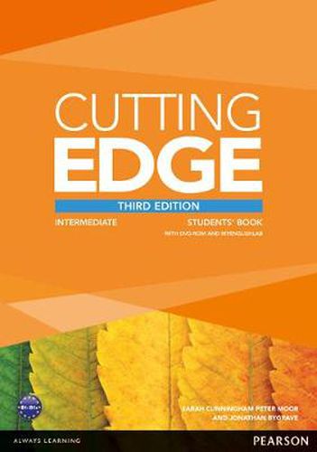 Cover image for Cutting Edge 3rd Edition Intermediate Students' Book with DVD and MyEnglishLab Pack