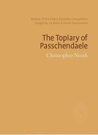 Cover image for The Topiary of Passchendaele