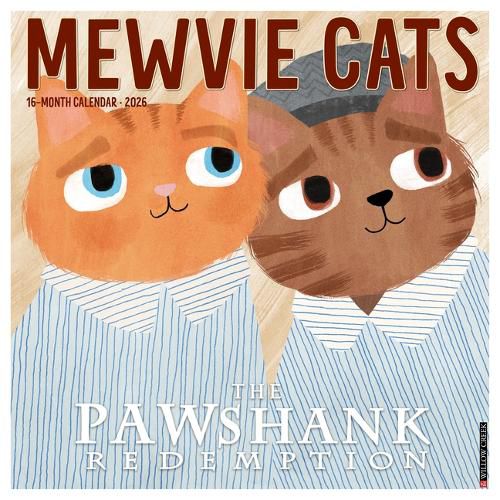 Cover image for Mewvie Cats 2026 Wall Calendar