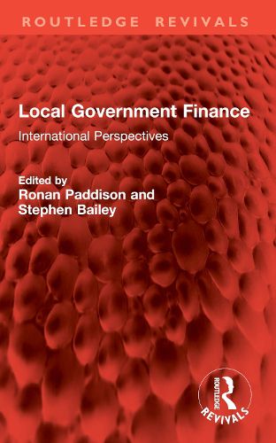 Cover image for Local Government Finance