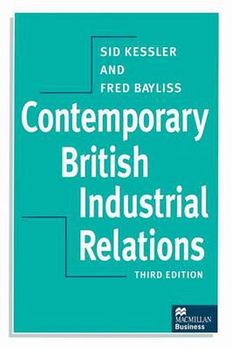 Cover image for Contemporary British Industrial Relations