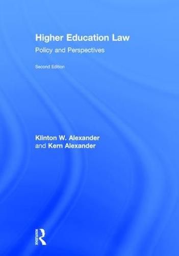 Cover image for Higher Education Law: Policy and Perspectives