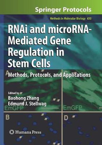 Cover image for RNAi and microRNA-Mediated Gene Regulation in Stem Cells: Methods, Protocols, and Applications