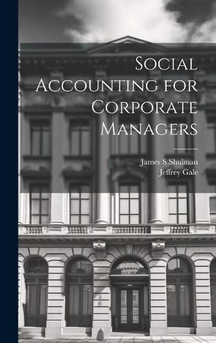 Cover image for Social Accounting for Corporate Managers