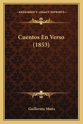 Cover image for Cuentos En Verso (1853)