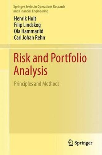 Cover image for Risk and Portfolio Analysis: Principles and Methods