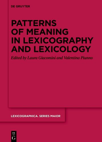 Cover image for Patterns of meaning in lexicography and lexicology