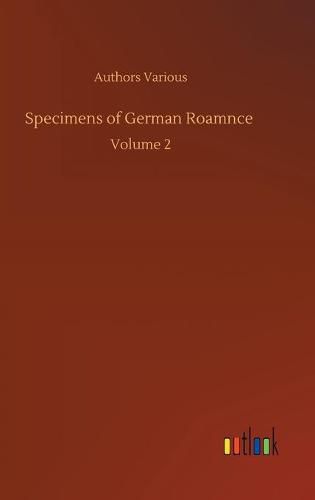 Cover image for Specimens of German Roamnce: Volume 2